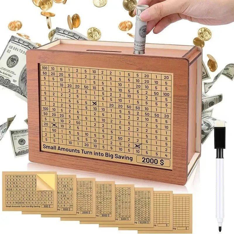 YUPPIE GENIUS Money Challenge Box with Target Numbers