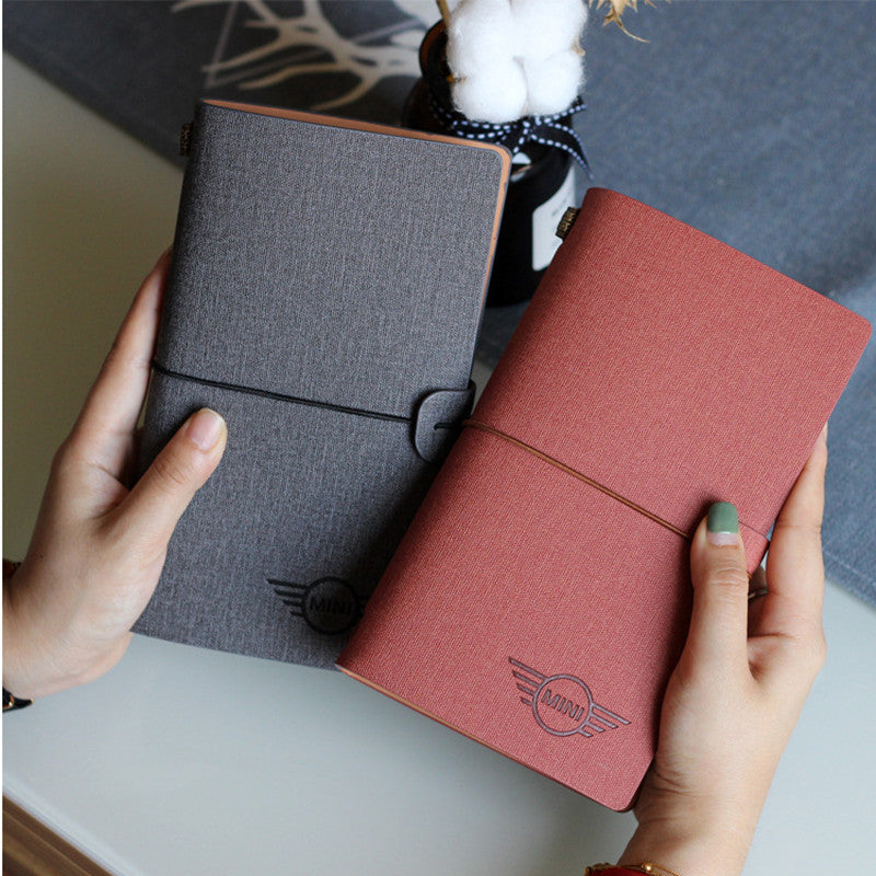 YUPPIE GENIUS Calendar Planner Notebook Leather With Elastic Band