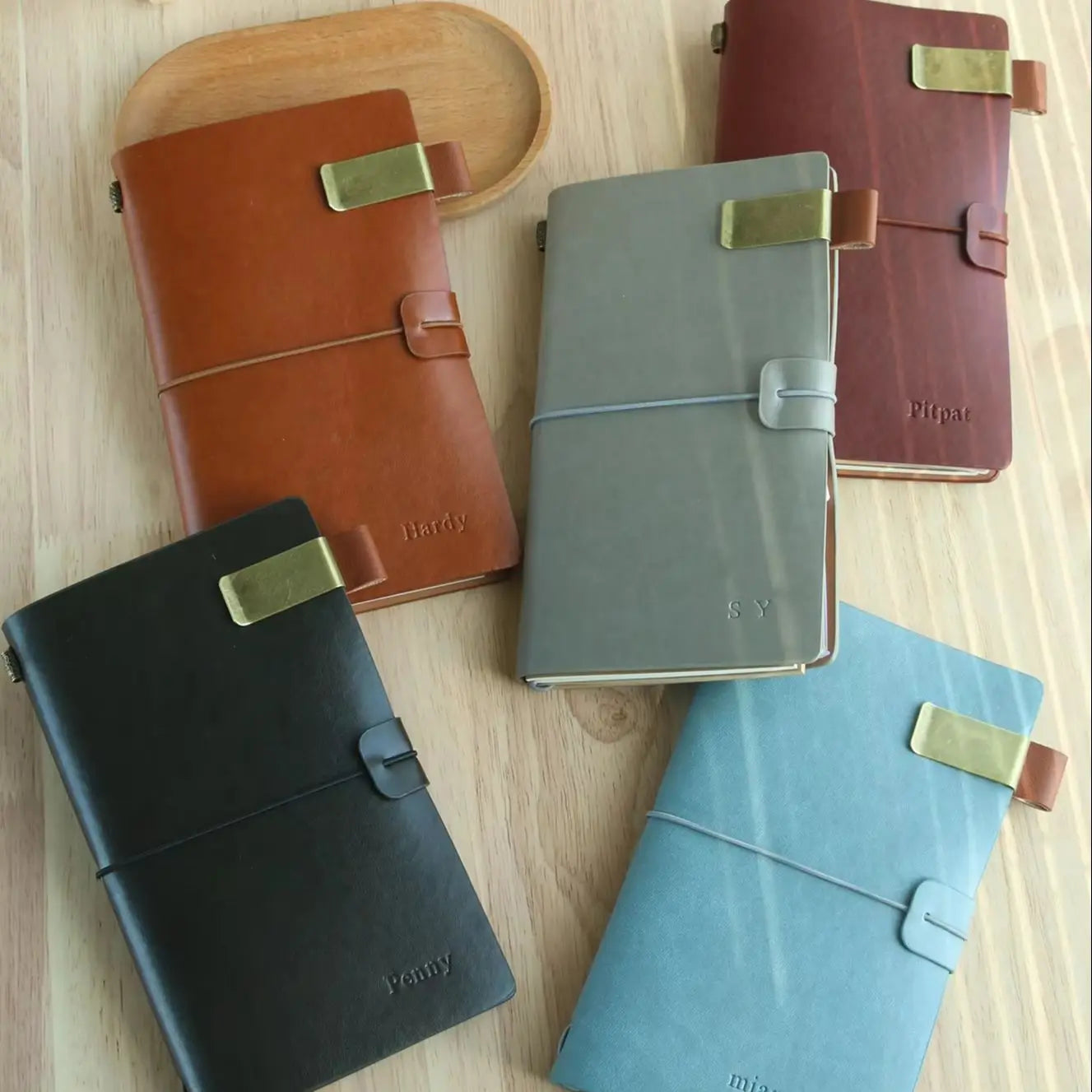 YUPPIE GENIUS Travel Notebook with Pen Holder