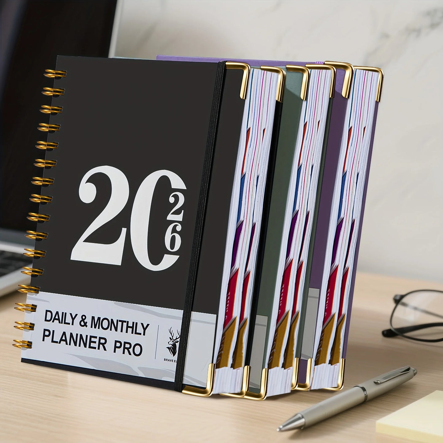 YUPPIE GENIUS 2026 Daily GOAT Planner with Stickers