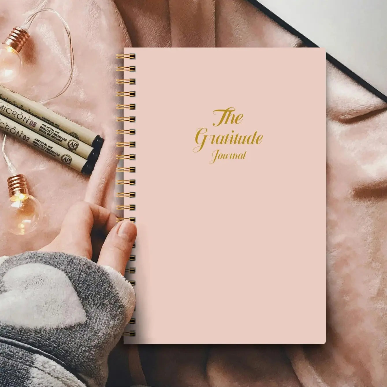YUPPIE GENIUS Luxe Gratitude Journal & Mood Tracker