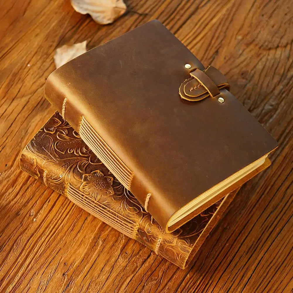YUPPIE GENIUS Handmade Leather Travel Sketchbook