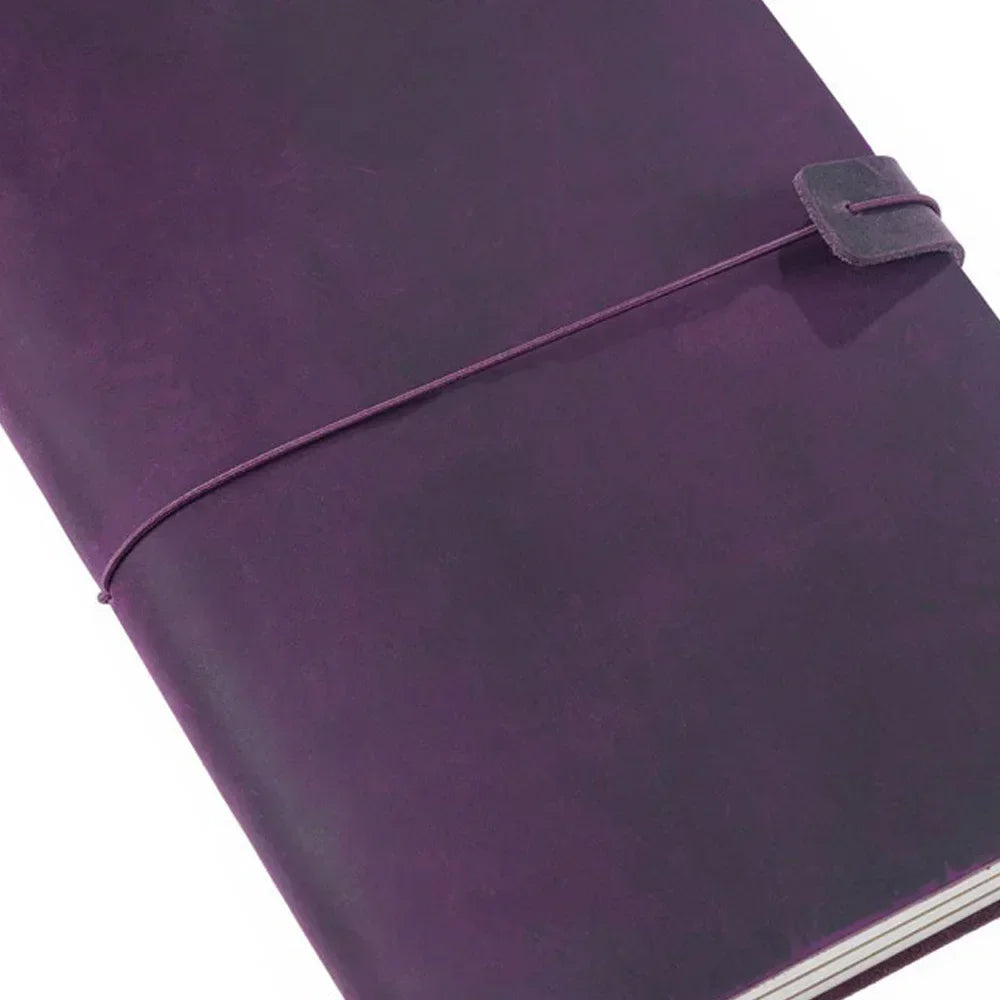 YUPPIE GENIUS Handmade Crazy Horse Leather Notebook