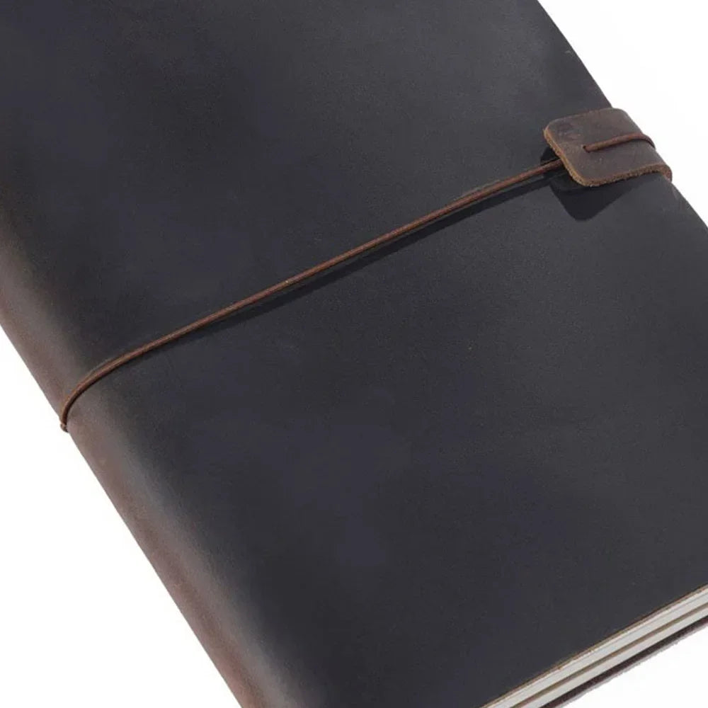 YUPPIE GENIUS Handmade Crazy Horse Leather Notebook