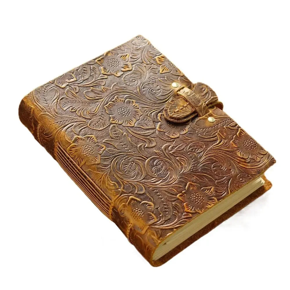 YUPPIE GENIUS Handmade Leather Travel Sketchbook